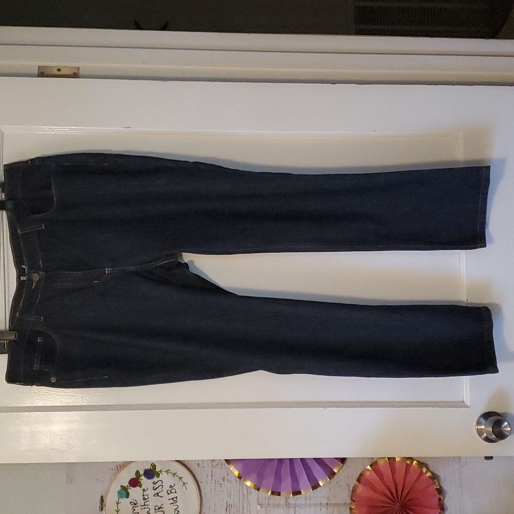 EuC Boden dark jeans straight leg possible Size 14